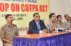 Cops urged to sensitize society on restricting consumption of tobacco products